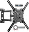 Suptek TV Wall Mount Swivel and Tilt Full Motion for Most 23 to 55 inch TV Mount up to 55lbs max VESA 400x400mm (A1+)