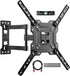 Suptek TV Wall Mount Swivel and Tilt Full Motion for Most 23 to 55 inch TV Mount up to 55lbs max VESA 400x400mm (A1+)