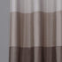 Exclusive Home Curtains Chateau Striped Faux Silk Grommet Top Curtain Panel Pair, 54x84, Taupe