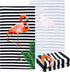 NovForth Oversized Beach Towel 41x73inch Extra Large Microfiber Striped Sand Free Pool and Swim Towels Quick Dry for Adults and Kids Super Absorbent (Flamingo, 41"x73")