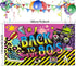 80's Party Decorations, Extra Large Fabric Back to The 80's Hip Hop Sign Party Banner Photo Booth Backdrop Background Wall Decorating Kit for 80's Party Supplies, 70.8 x 43.3 Inch