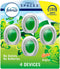 Febreze Small Spaces, Plug in Air Freshener Alternative for Home, Gain Original Scent, Odor Eliminator for Strong Odor (4 Count)