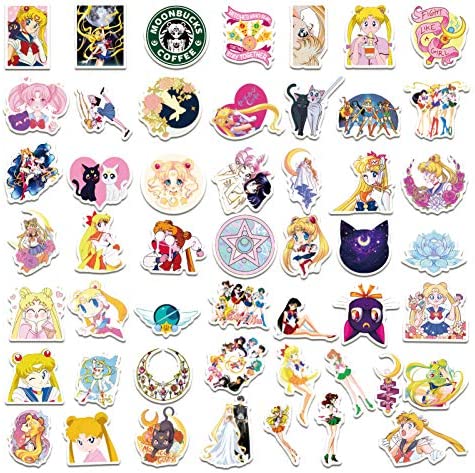 101Pc Cute Girl Vinyl Stickers Decals, Waterproof Stickers for Laptop Water Bottle Bike Skateboard Luggage Computer Hydro Flask Toy Snowboard. Gifts for Kids Girls Teens