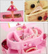Pink Musical Jewelry Box For Little Girls Jewelry Set For Daughter Kids Children Ballerina Music Box Gifts For Birthday Christmas