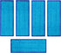 BESKIT 5 Pack Washable Wet Mopping Pads for Braava Jet 240 241