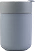 Ceramic Coffee Mug, Reusable Insulated Coffee Cups with Lids Cute Travel Mugs Protective Silicone Sleeve, 10 Ounces, To Go Mug for Coffee Tea Portable Office or Home Cups Dishwasher Safe (blue)