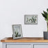 Afuly 4x6 Picture Frames Grey Wood Texture 4 by 6 Photo Frames Ready to Hang Stand Tabletop Desk Display Modern Gray for Home, Set of 2 Unique Gifts for family