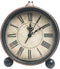 JUSTUP 5.2" Classic Retro Clock, European Style Vintage Silent Desk Alarm Clock Non Ticking Quartz Movement Battery Operated, HD Glass Lens, Easy to Read (SZ03)