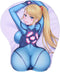 BOO ACE Aran Metroid Samus3D Mousepads Anime Mouse Pads with Wrist Rest 2Way Skin (Aran 1)