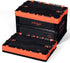Osliggo Drive Auto Trunk Organizer and Storage Collapsible Storage Bin - Folding Utility Crate, Folding Container- Auto Trunk & Home & Garage & Outdoor Organization (Orange,36 Liter)