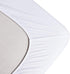 Fitted Sheet- COSMOPLUS Queen Fitted Sheet Only?No Flat Sheet or Pillow Shams?,4 Way Stretch Micro-Knit,Snug Fit,Wrinkle Free,for Standard Mattress and Air Bed Mattress from 8? Up to 14?,White