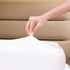 Fitted Sheet- COSMOPLUS Queen Fitted Sheet Only?No Flat Sheet or Pillow Shams?,4 Way Stretch Micro-Knit,Snug Fit,Wrinkle Free,for Standard Mattress and Air Bed Mattress from 8? Up to 14?,White