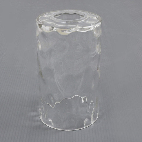 Eumyviv Clear Water Ripple Style Glass Lamp Shade, Accessory Glass Fixture Replacement Globe or Lampshade with 1-5/8-Inch Fitter Opening A00016