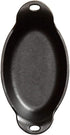 Lodge Heat Enhanced and Seasoned Cast Iron Oval Mini Server, 9-Ounce, Black