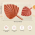 FVVMEED Fan Leaf Silicone Molds Flower Leaf Shape Mould Cake Decorating Jello Cupcake Topper DIY Candy Chocolate Making Ice Cube Tray Sugar Pie Pastry Fondant Pottery Mold Kitchen Baking Tools (A)
