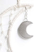 Dremisland Macrame Woven Wall Hanging Moon Dream Catcher- Boho Chic Bohemian Home Decor Wall Art Decor Beautiful Apartment Dorm Room Door Decoration (Moon)