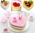 Springform Cake Pan 9 inch Heart Shaped Cheesecake Baking Mold Nonstick Baking Pan with Removable Loose Base Leakproof Bakeware by Kemxing