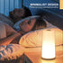 A.T.Lums Table Lamp - Touch Sensor Bedside Lamp, 3-Level Dimmable Warm White Lamp and RGB Color Changing Nightstand Light for Bedroom, Living Room, Office, Baby Kids Room