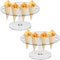 BLBYHO 2 Pack €‘ Acrylic Ice Cream Cone Holder Stand, Charcuterie Food Cone Holder, Waffle Cupcake Sugar Cone Holder Stand, 14 Holes, Easy to Assemble, Ideal Display Stand for Party, Baking Sell