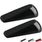 Upgraded Door Stoppers, Heavy Duty Door Stopper Wedge, Metal Material Door Jammer, Works on All Floor Surfaces , Non-Scratching Doorstops, Special for Home Office School Door( Black, 2 Pack)