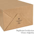BagDream Kraft Paper Bags 5.25x3.25x13 Inches 50Pcs Wine Bags Paper Gift Bags Kraft Bags Retail Bags Brown Paper Wine Bags with Handles Bulk
