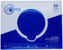 Microfiber Rags in A Box (50 Count) - Mwipes - 10" x 12" Reusable Wipes for Cleaning - Edgeless Terry Towels, Shop Rags, Wash, Dust, Disposable, House, Small Cleaning Cloths (Blue)