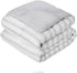 LINENSPA All Season Hypoallergenic Down Alternative Microfiber Comforter, Twin, Light Gray/White
