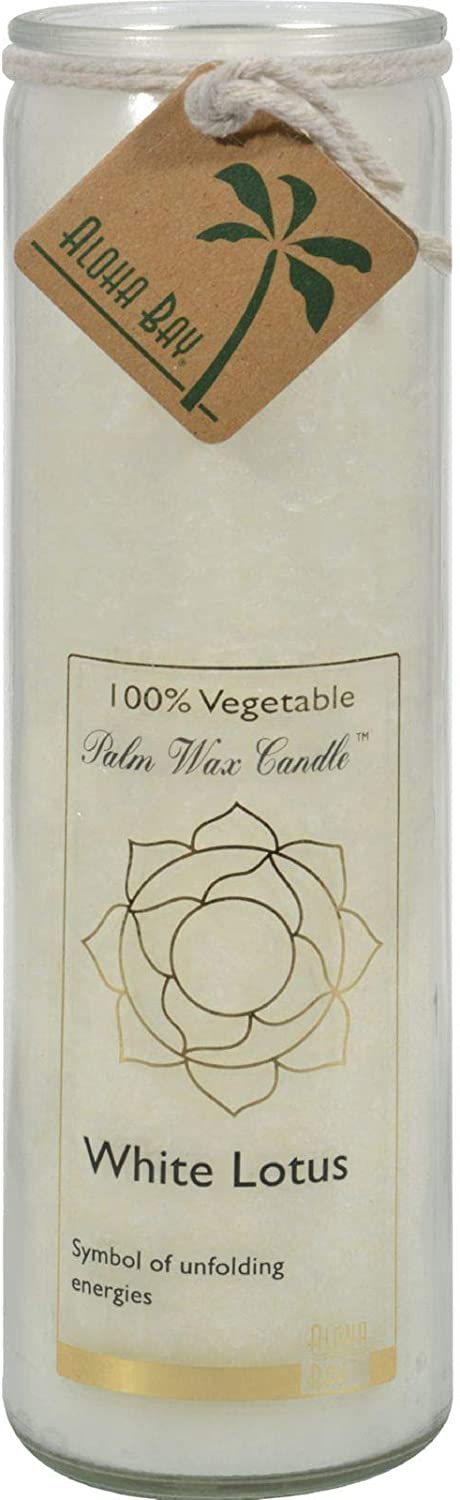Aloha Bay Chakra Candle Jar White Lotus - 1 Candles