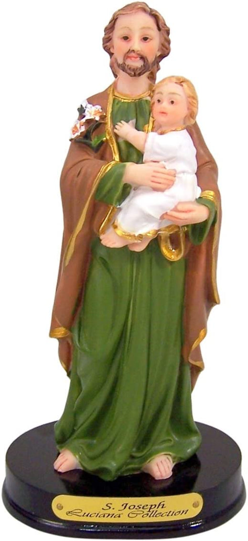 Home Seller Kit with Resin Saint Joseph Statue and Prayer Card, 5 1/4 Inch