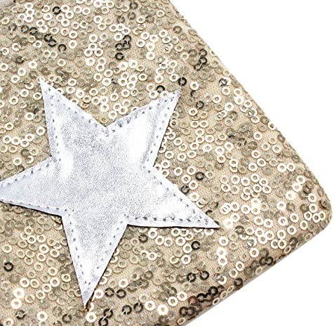 Kids Glitter Sequins Crossbody Purse Small Shoulder Bag Satchel for Boys Girls