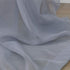 MYSTIC-HOME Sheer Curtains 63 Inch Length, Rod Pocket Voile Drapes for Living Room, Bedroom, Window Treatments Semi Crinkle Curtain Panels for Yard, Patio, Parlor, Set of 2, 52"x 63", Silver Grey