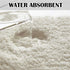 Suchtale Large Bathroom Rug Extra Soft and Absorbent Shaggy Bathroom Mat Machine Washable Microfiber Bath Mat for Bathroom Non Slip Bath Mat Bathroom Floor Mats Rubber Back (24 x 40 Ivory)