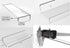 Blingsoul Acrylic Shelves - Pack of 2 Spice Lip Hanging Wall Display Shelf, Bathroom Organizer, Picture Ledge Storage Invisible Makeup Organizer