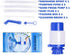 Water Bottles Pump Blue Manual Hand Pressure Drinking Fountain Pressure Pump Water Press Pump with an Extra Short Tube and Cap Fits Most 2-6 Gallon Water Coolers €¦