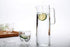 Glass Pitcher with Lid - High Heat Resistance Stovetop Safe Pitcher for Hot/Cold Water & Iced Tea
