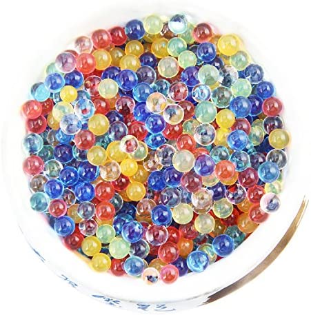 ELONGDI Water Beads Pack Rainbow Mix 50,000 Beads Growing Balls, Jelly Water Gel Beads for Spa Refill, Kids Sensory Toys , Vases, Plant, Wedding and Home Decor