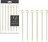 Viski Gold Cocktail Picks, Set of 6 Stainless Steel Drink Picks, Barware Accessories, 4.25€³
