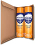 Microban Disinfectant Spray, 24 Hour Sanitizing and Antibacterial Spray, Sanitizing Spray, Citrus Scent, 2 Count (15 fl oz Each) (Packaging May Vary)