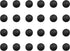 24 PCS Magnetic Garage Door Clavos- Decorative Hardware for House and Door Entry- Magnet Mount, 1 Inch, Black