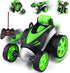 EpochAir Remote Control Car - Rc Stunt Car for Boy Toys, 360 Degree Rotation Racing Car, Rc Cars Flip and Roll, Stunt Car Toy for Kids (Green)
