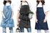 Cotton Denim Apron Adjustable Baking Cooking Apron with Pockets for Kitchens