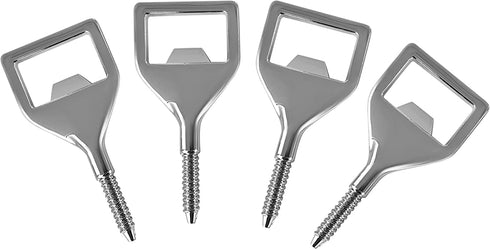 Bottle Opener for DIY Craft and Handmade by North Star Knife and Ulu (Square Opener (4ct))