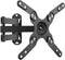 Mount-It! TV Wall Mount Monitor Bracket with Full Motion Articulating Tilt Arm, 15" Extension Arm Fits 17 19 20 22 23 24 26 27 28 29 30 32 35 37 39 42 47 LCD LED Displays up to VESA 200x200