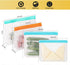 WIINXING Reusable Food Storage Bags- 12 Pack BPA FREE Stand Up and Flat Freezer Bags( 6 Large Leakproof Sandwich Bags + 6 Medium Food Grade Kids Snack Bags) Resealable Lunch Bag for Meat Fruit Veggies