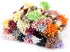 1800Pcs Flower Stamen, 1mm Matt Pearl Double Heads Flower Stamens Mix Color Flower Pistils Headwear Accessories
