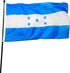 DANF Honduras Flag 3x5 Ft Thick Polyester, Fade Resistant, Brass Grommets, Canvas Header, Double Sided Honduran National Flags 3 x 5 Feet