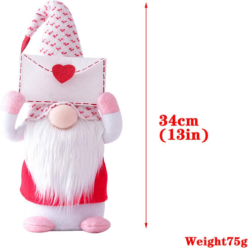 Valentines Gnomes Plush Decorations