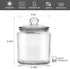 Glass Storage Jar with Lids,35-OZ Clear Food Storage Containers- Airtight Food Jars for Flour, Snacks,Cookies, Candy(Set of 2)