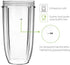 2PCS 32OZ Replacement Blender Cup For Nutribullet Replacement Parts 600W & Pro 900W Blender/Mixer