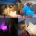 LED Kids Night Light, Cute Cat Soft Silicone Baby Nursery Lamp Living-Room Light Corridor Decor Small Night Light Halloween Christmas Holiday Lamps USB Powered Rechargeable Party Bedroom Decorations